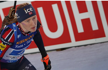 Tredjeplass til blanda stafett i Pokljuka