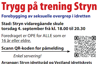 Trygg på trening i Stryn