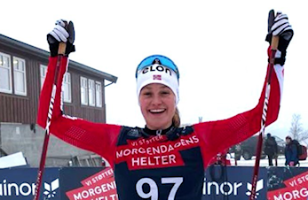 Johanne og Ingrid til WC Lillehammer