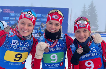 NM Gåsbu senior - NM bronse i stafett