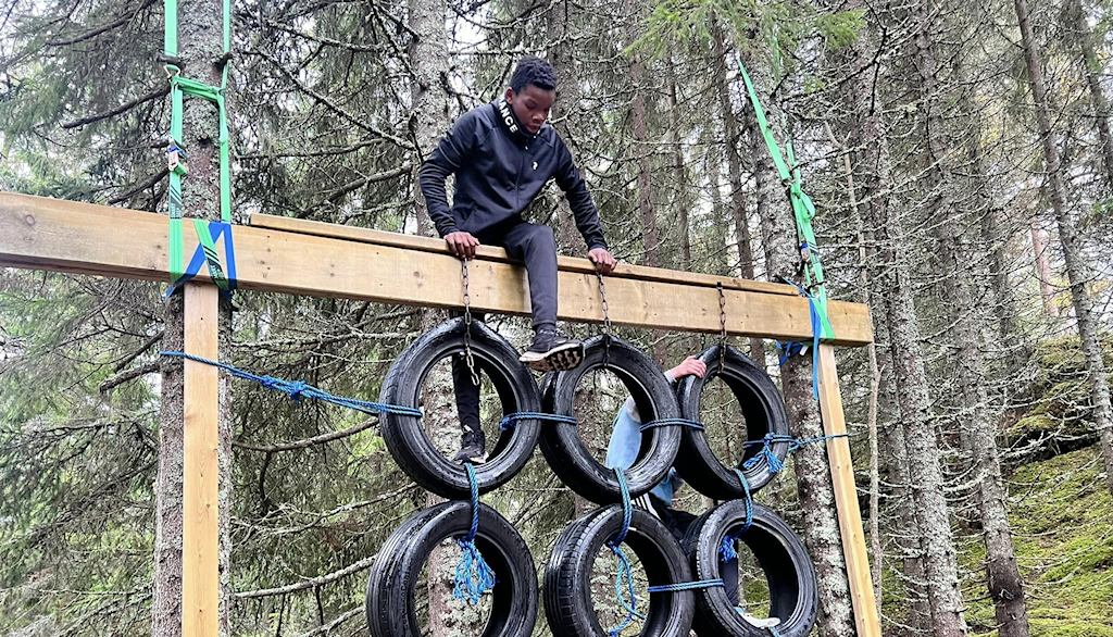 Fra tidligere samling i Knyken - hinderløype