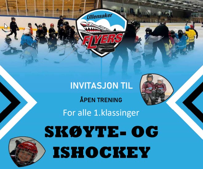 Åpen trening for alle 1 klassinger 24 sep kl 14
