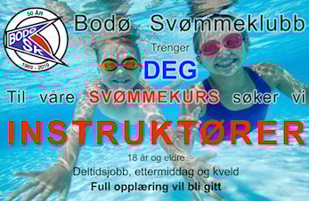 Bodø Svømmeklubb søker INSTRUKTØRER