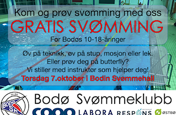 Kom og prøv svømming i høstferien!