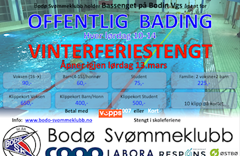 Offentlig Bading er Vinterferiestengt