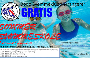 GRATIS Sommersvømmeskole