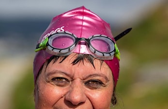 Dagmar Dahl representerer Bodø Svømmeklubb i Open Water NM