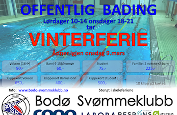 Vinterferiestengt Offentlig Bading