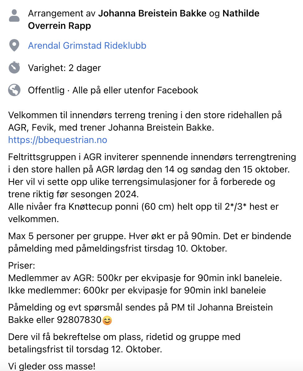 Nå blir det innendørs terrengtrening på AGR