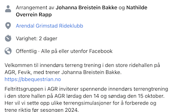 Nå blir det innendørs terrengtrening på AGR