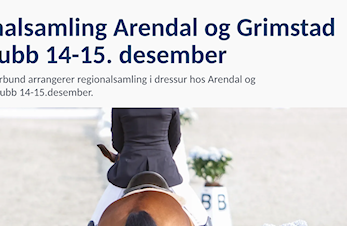 REGIONALSAMLING DRESSUR PÅ AGR