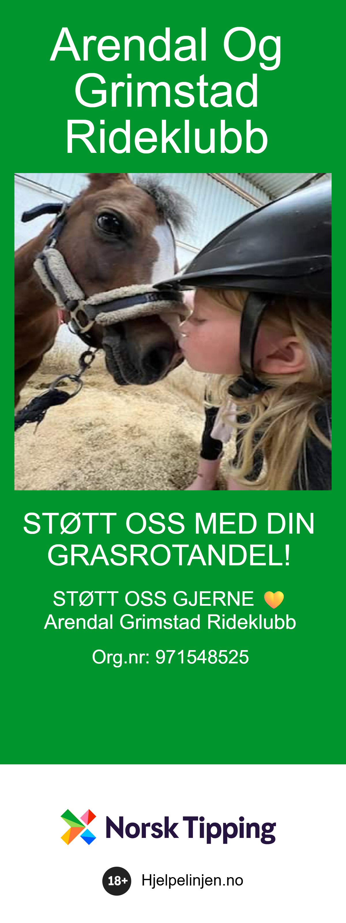 Image for Støtt oss gjerne gjennom Grasrot andelen