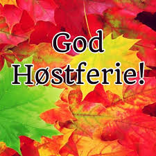 Høstferie uke 40 - Ingen trening i Kuben Yrkesarena