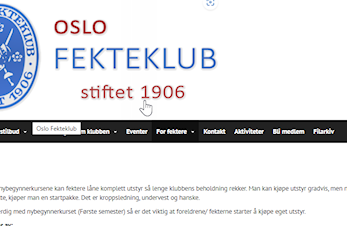 Bestilling av fekteutstyr - informasjon