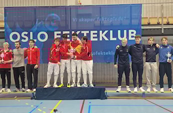 Oslo Cup U23, Sølv til Norge i lagkonkurransen for herrer!