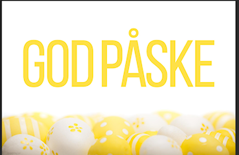God påske! Oppstart treninger igjen tirsdag den 22 april!