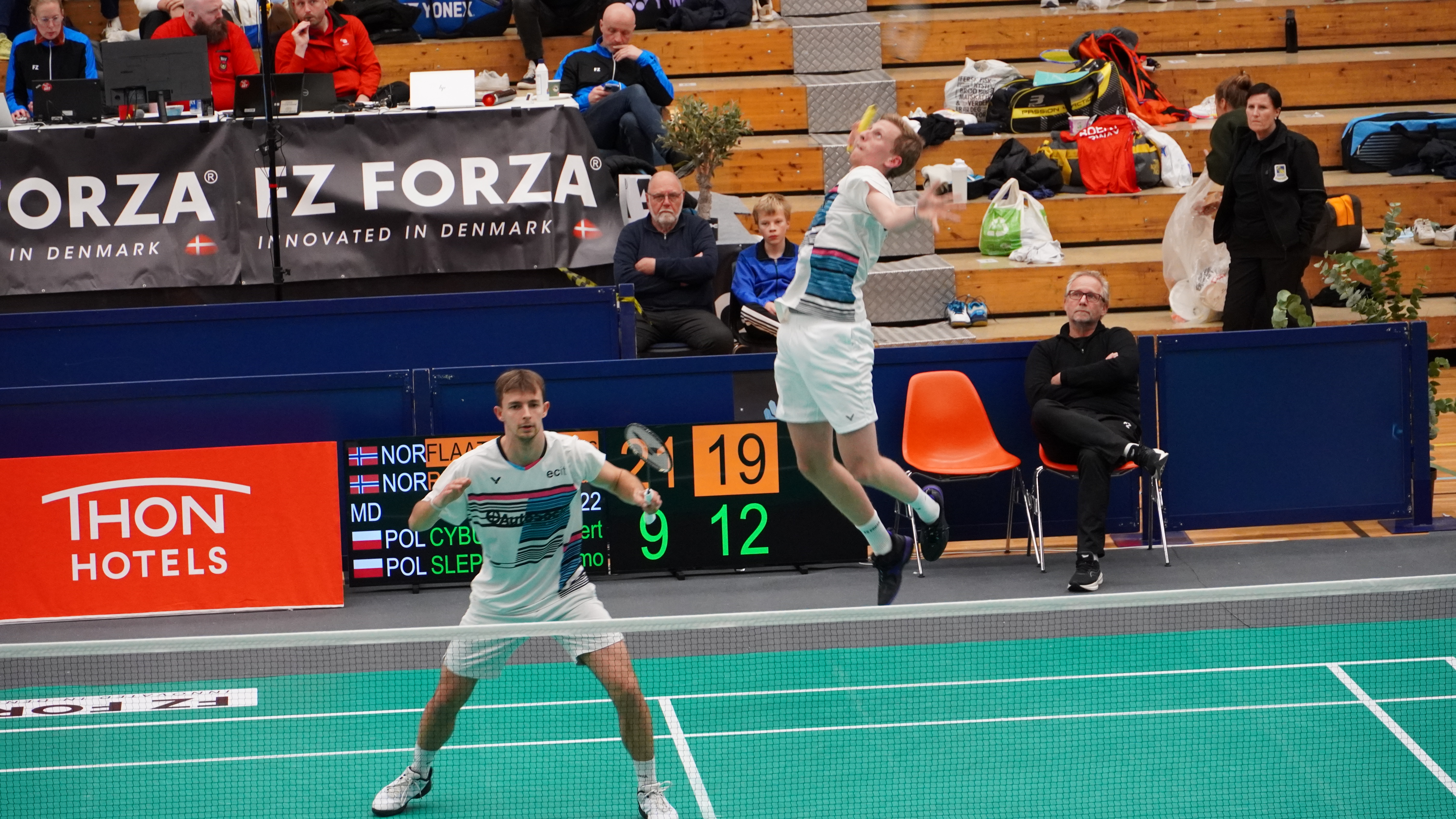 Samling for unge badmintonspillere