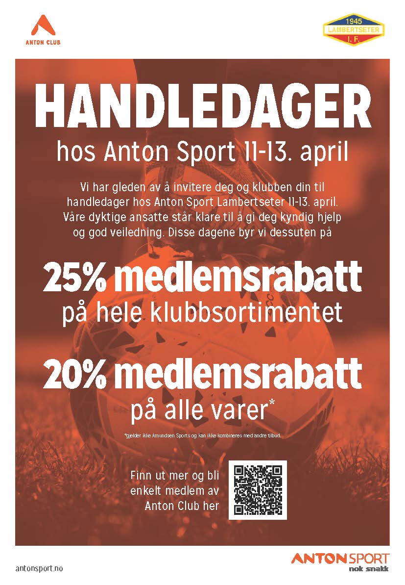 KLUBBDAGER HOS ANTON SPORT