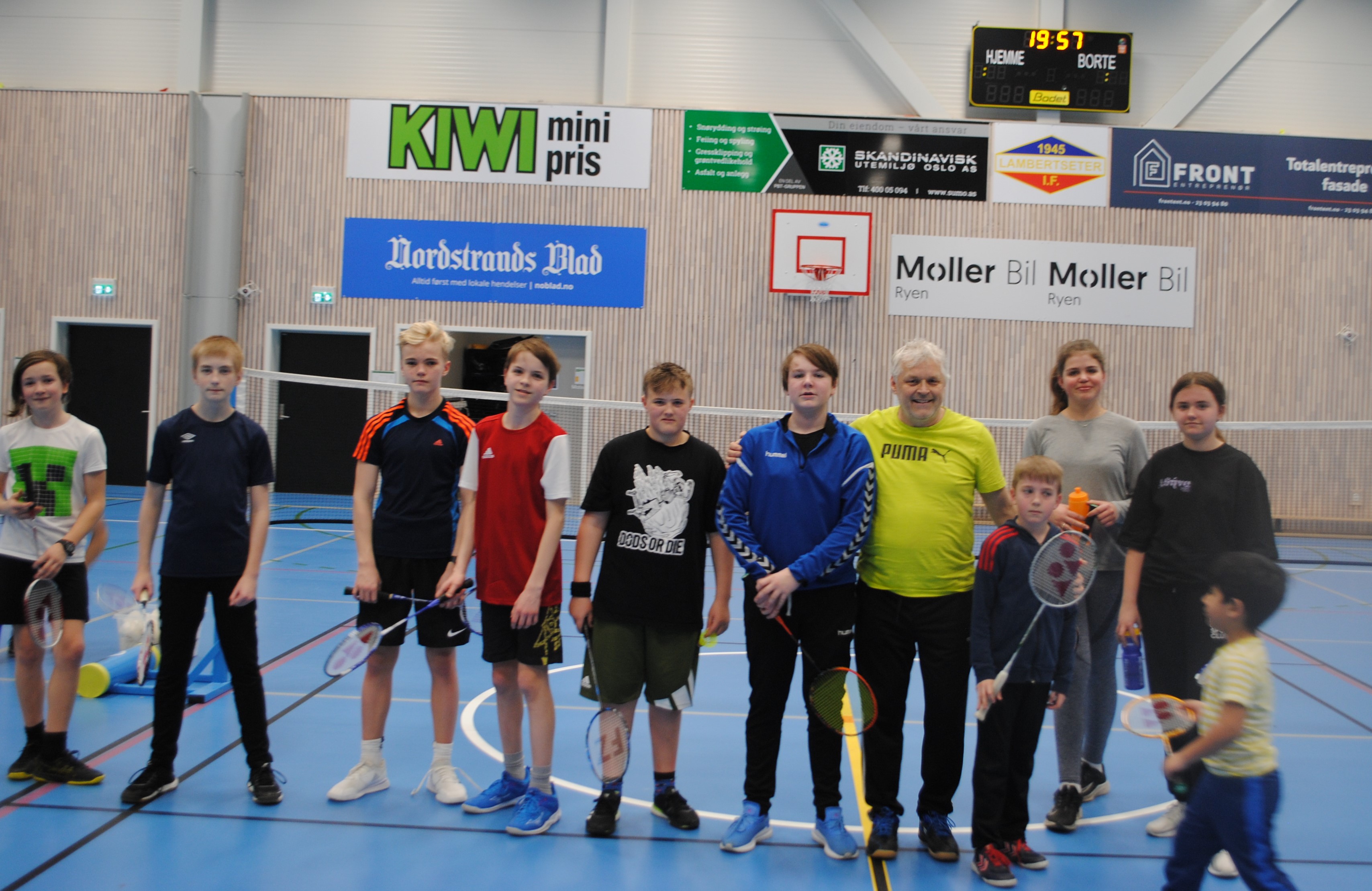 Badmintongruppas treningstider i Flerbrukshallen høsten 2023