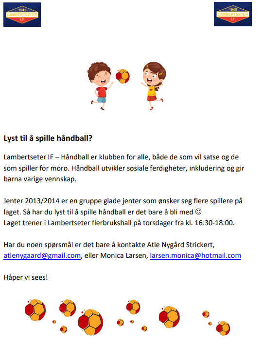 J2013/2014 trenger flere spillere