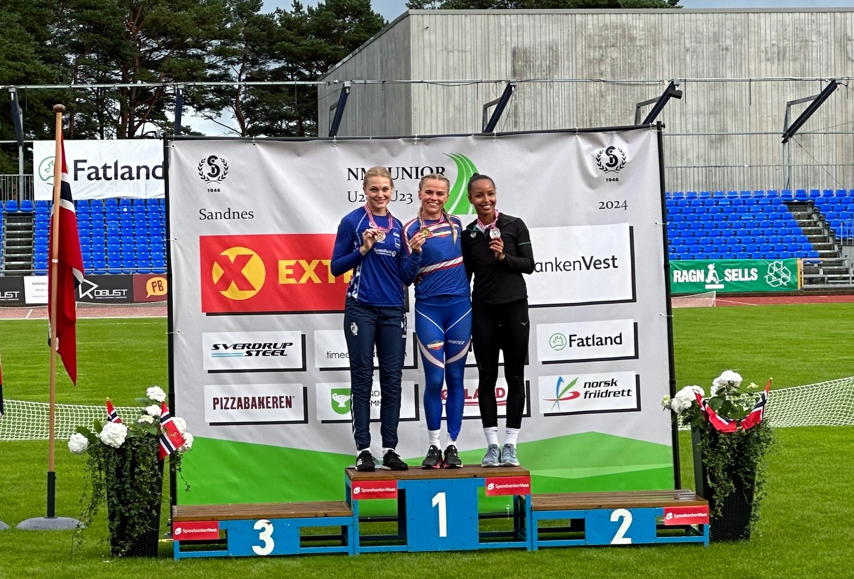 Andrea tok to nye NM-gull