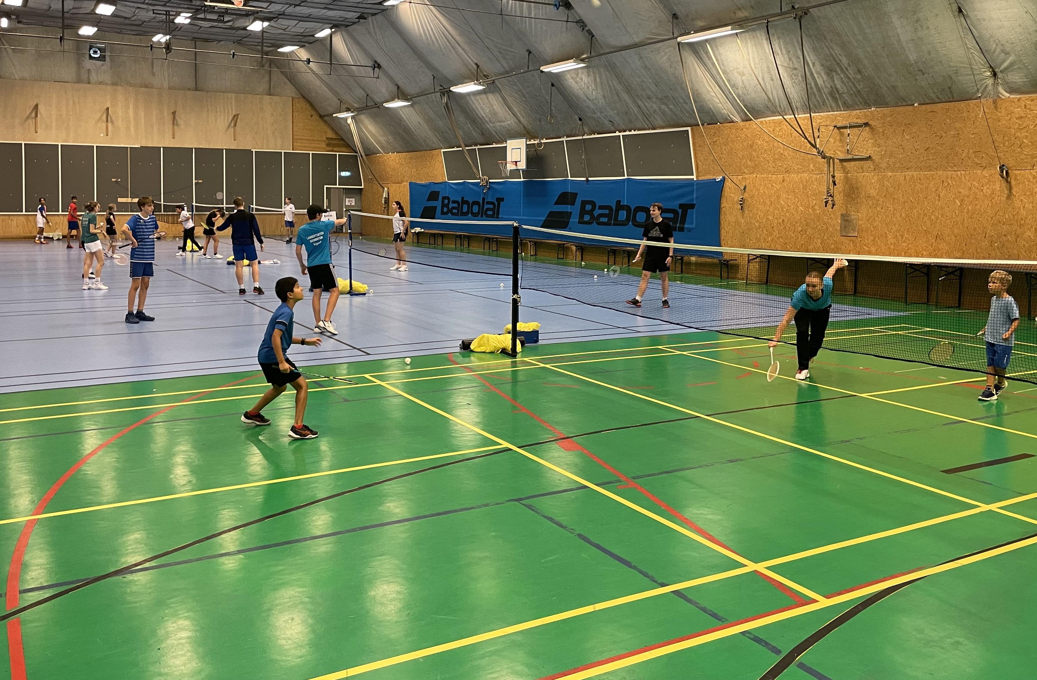 God stemning på badmintonsamling