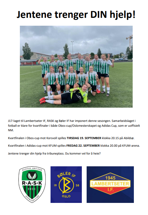 Velkommen til kamper