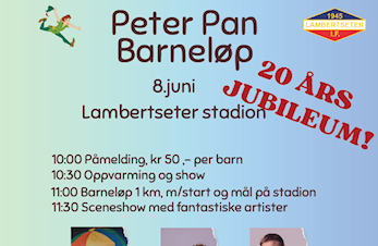 Peter Pan barneløp - Allidretten 20 års jubileum