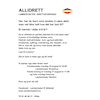 Allidretten starter opp igjen