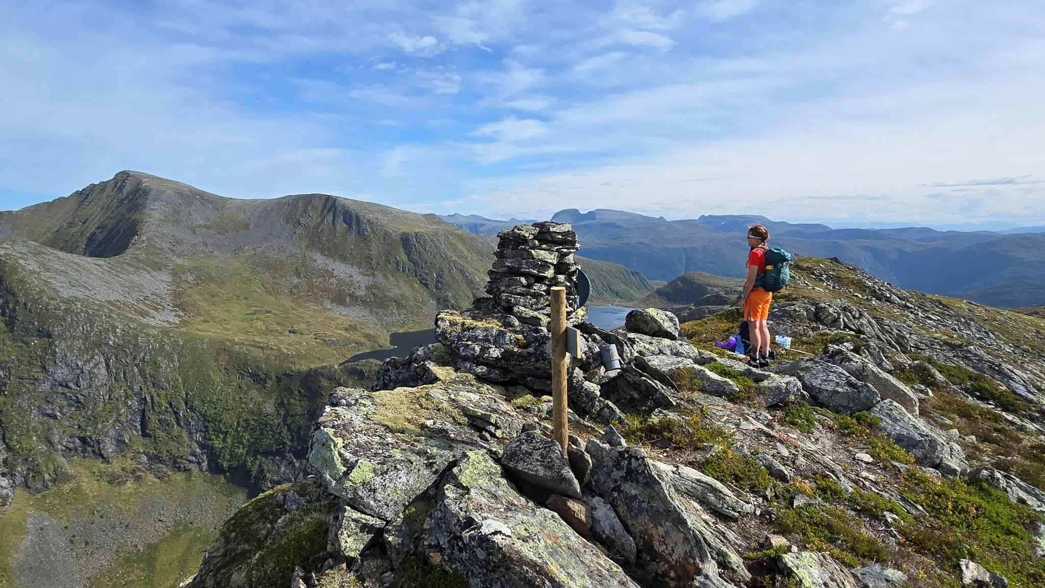 Røfsdalsnipa 950 m.o.h.