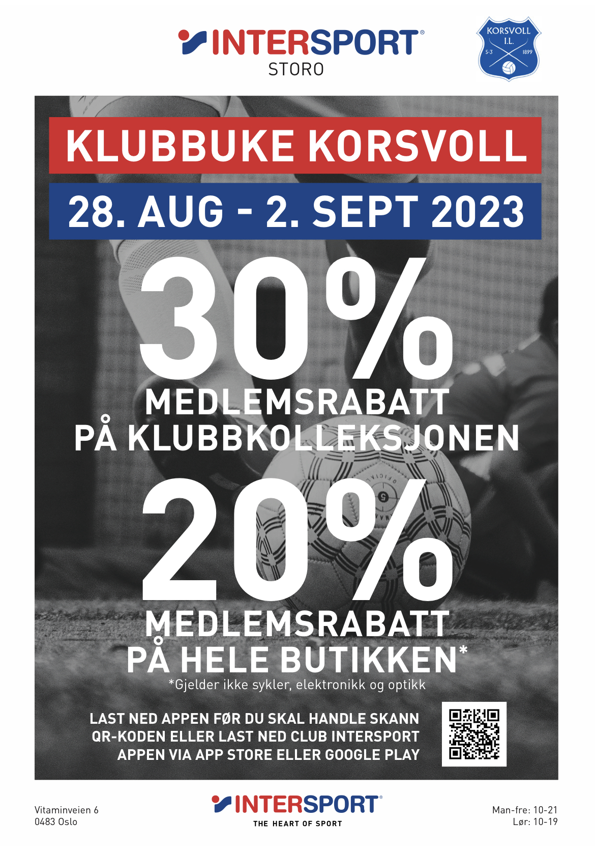 Handleuke hos Intersport Storo