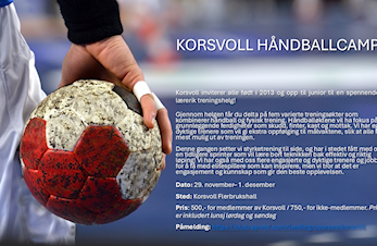 Korsvoll håndballcamp