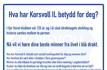 Hva har Korsvoll IL betydd for deg?