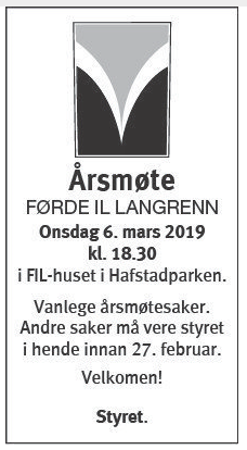 Årsmøte 2019