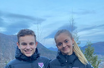 Magnorpokalar til Rebekka og Niklas!