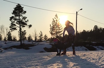 Langrennstreninger på snø fremover