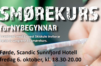 Smørekurs for nybegynnarar