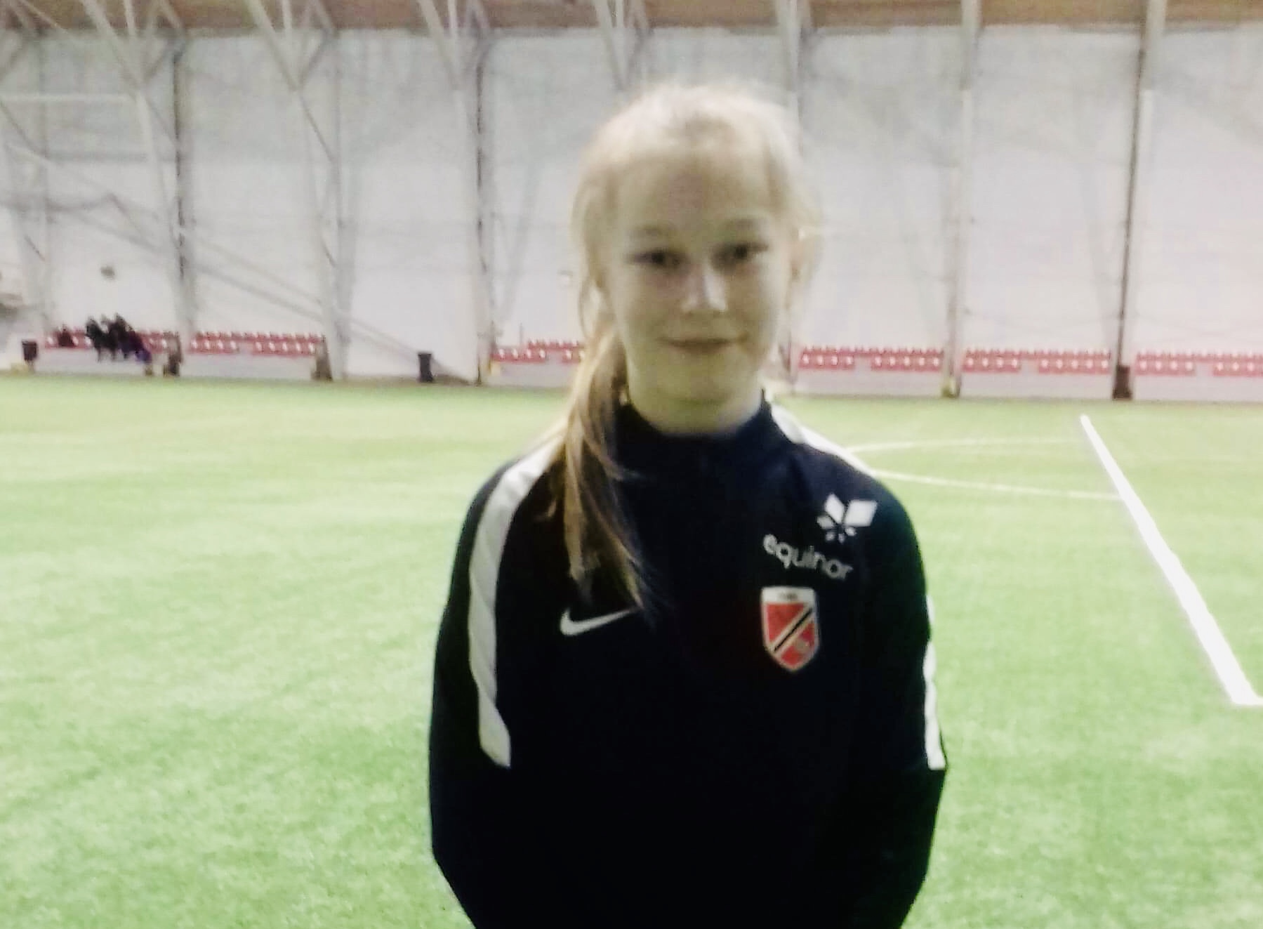 Runa (14) på talentleir