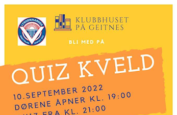 Meld på lag til quizkveld!
