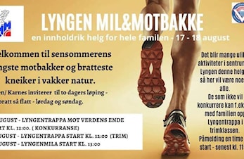 Meld deg på løpshelgen i Lyngen!