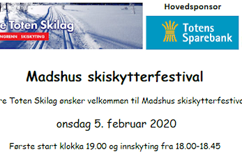 Startliste Madshus Skiskytterfestival 5. februar