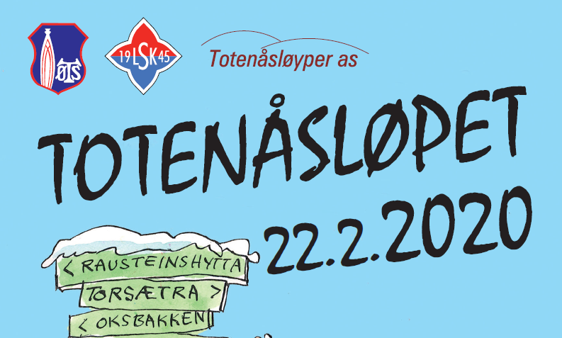 Totenåsløpet 22. februar 2020 - avlyst
