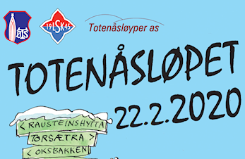 Totenåsløpet 22. februar 2020 - avlyst
