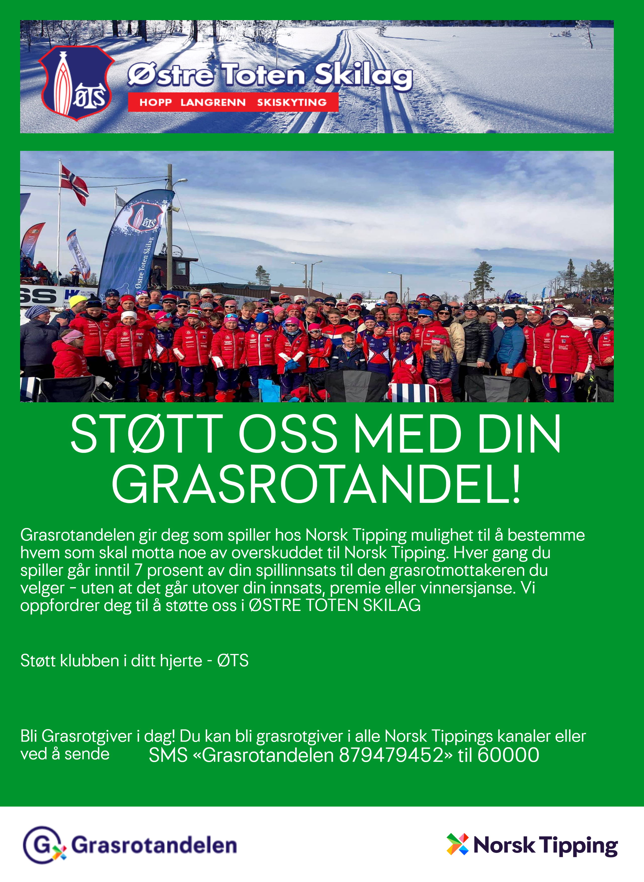 Gi din grasrotandel til ØTS