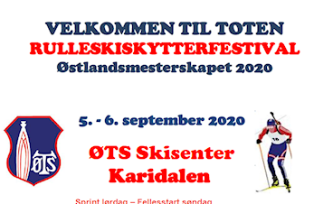 Toten Rulleskiskytterfestival 2020 er avlyst