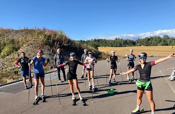 Kvinnelandslaget i skiskyting på besøk