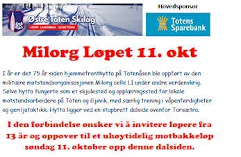 Milorg-løpet 11. oktober