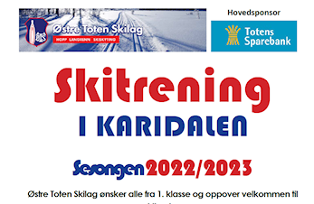 Treningstider i Karidalen