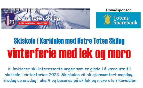 Skiskole i vinterferien