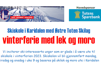 Skiskole i vinterferien